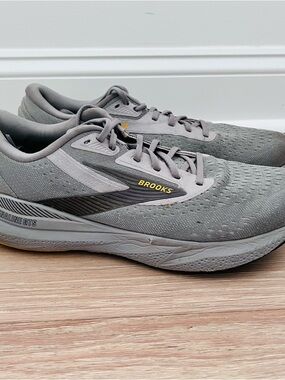 Brooks Adrenaline GTS 24 Shoes Mens Size 13 2E Wide Alloy Gray Running Athletic